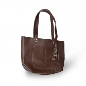 Mary Classic standard leather tote in espresso