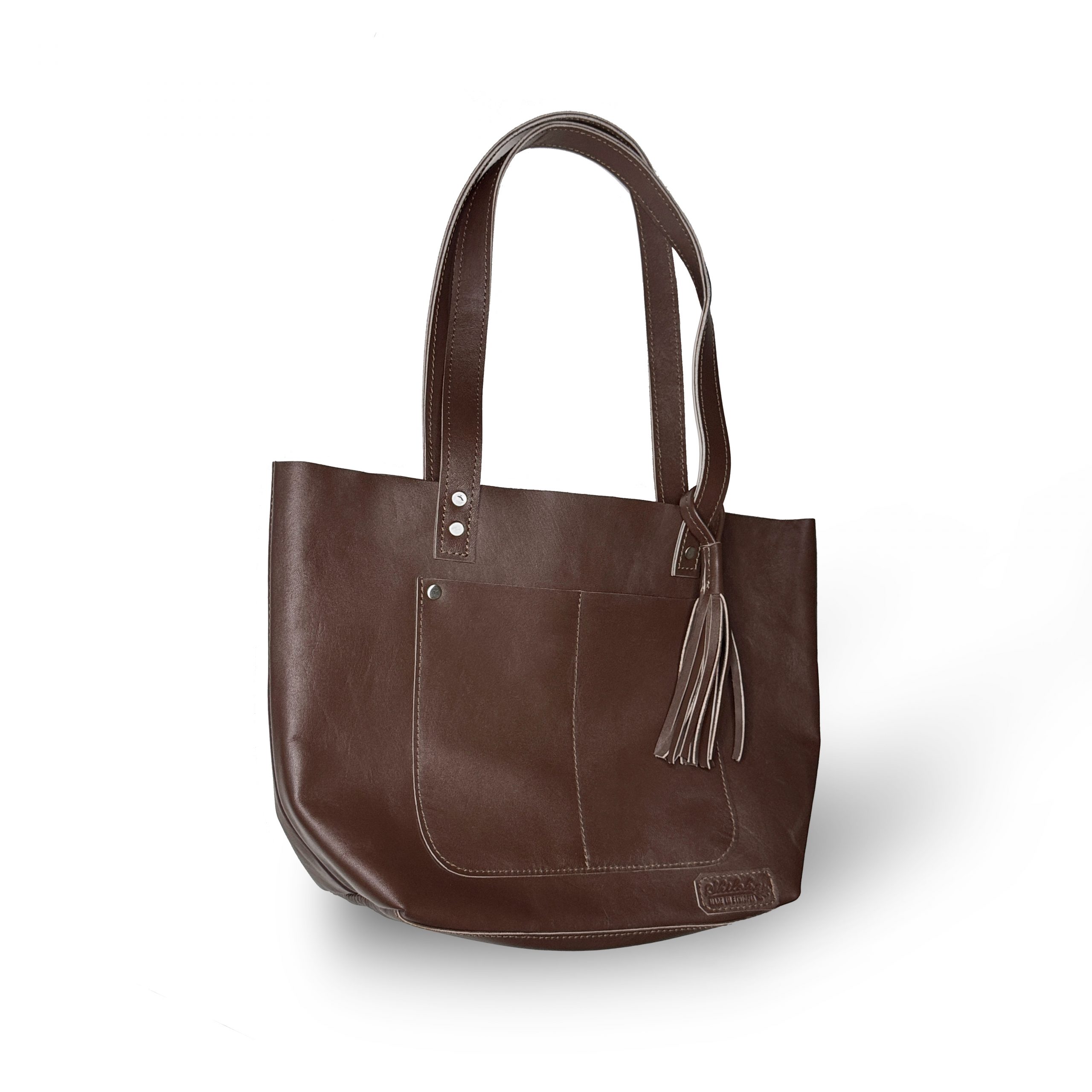 Mary Classic standard leather tote in espresso