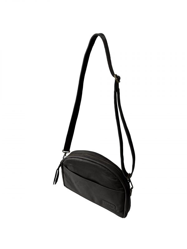 Sarah Single-Zip Purse in Midnight