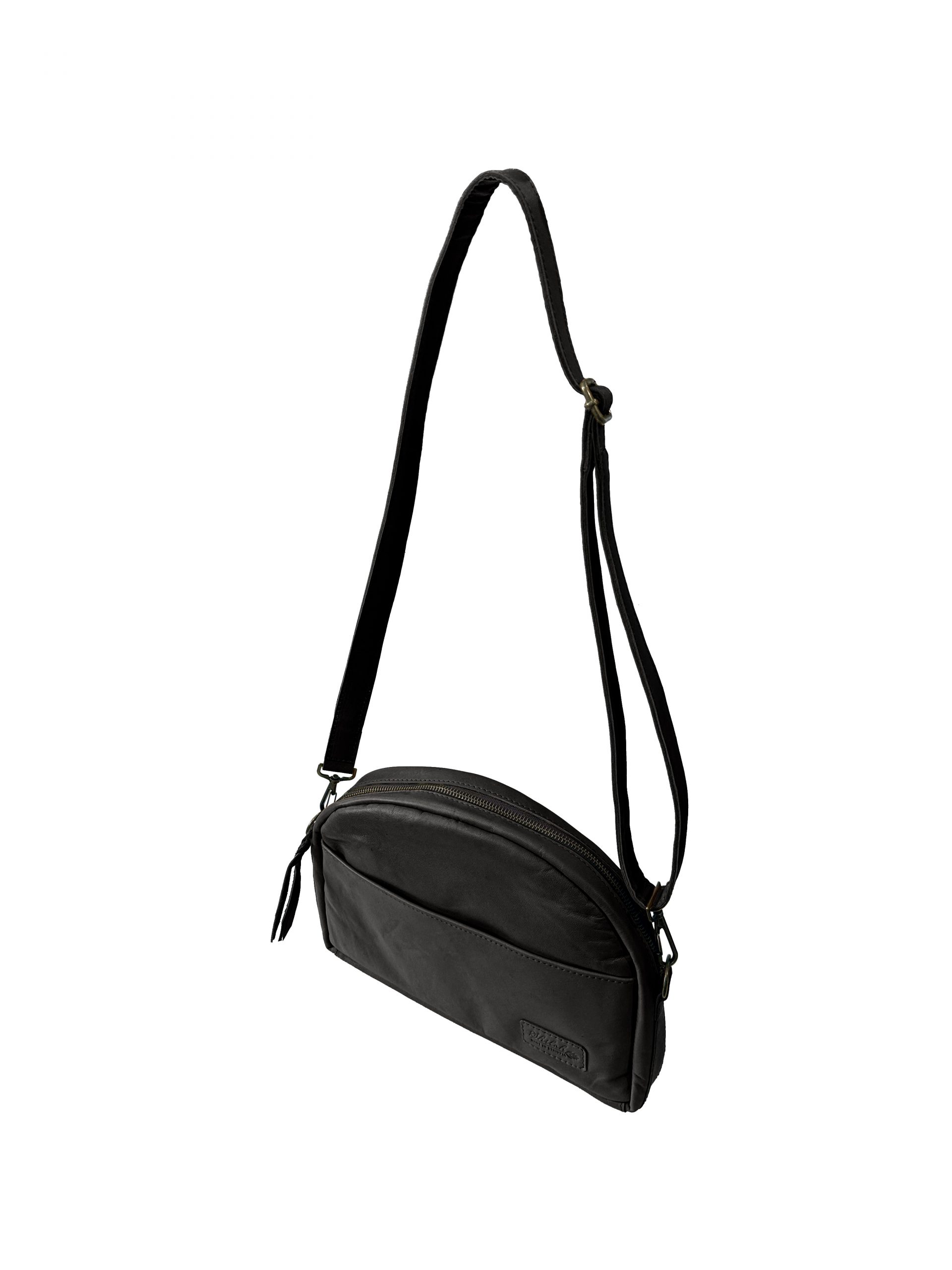 Sarah Single-Zip Purse in Midnight