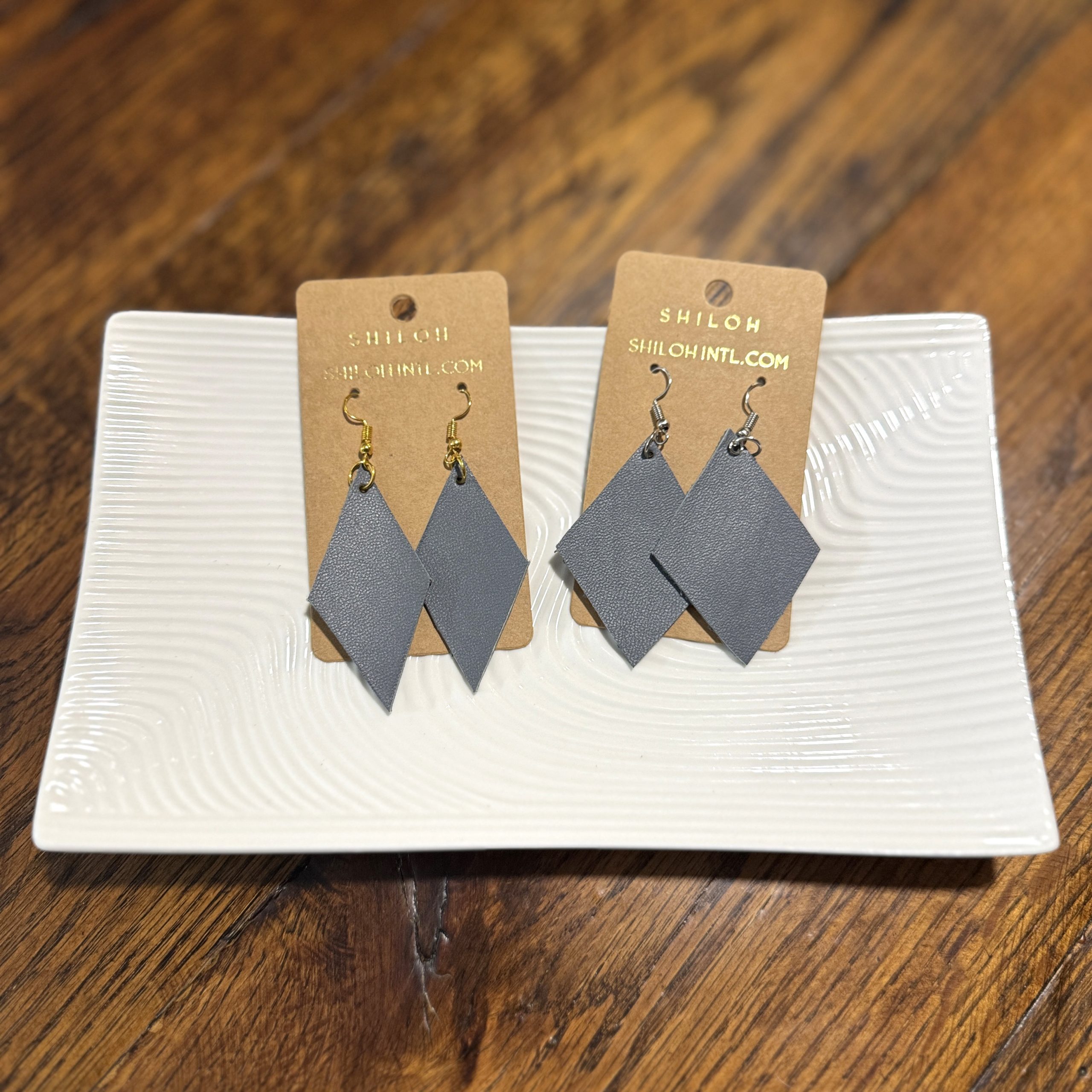Diamonds (Gray) – Earrings - Image 1