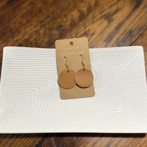 Dots (Camel) – Earrings - Image 2