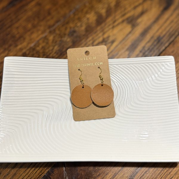 Dots (Camel) – Earrings - Image 2